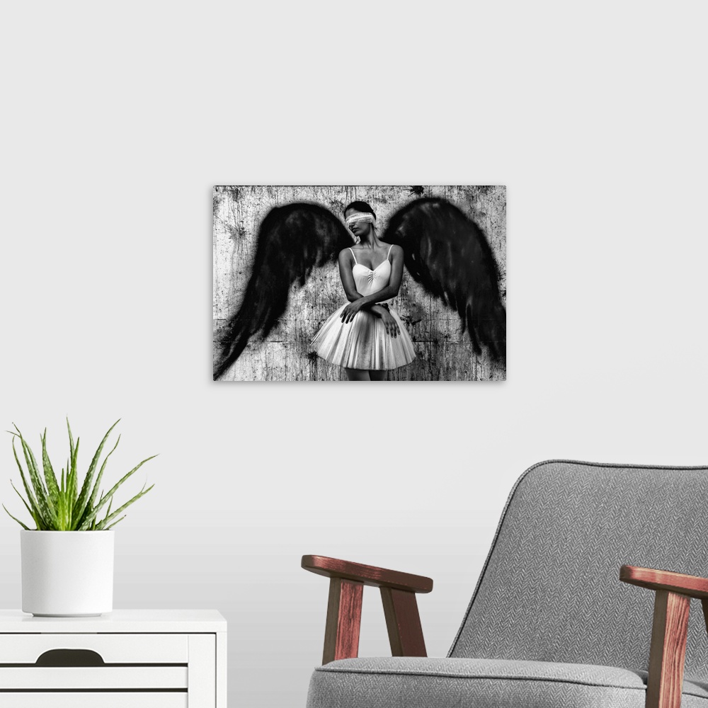 A modern room featuring Angelic