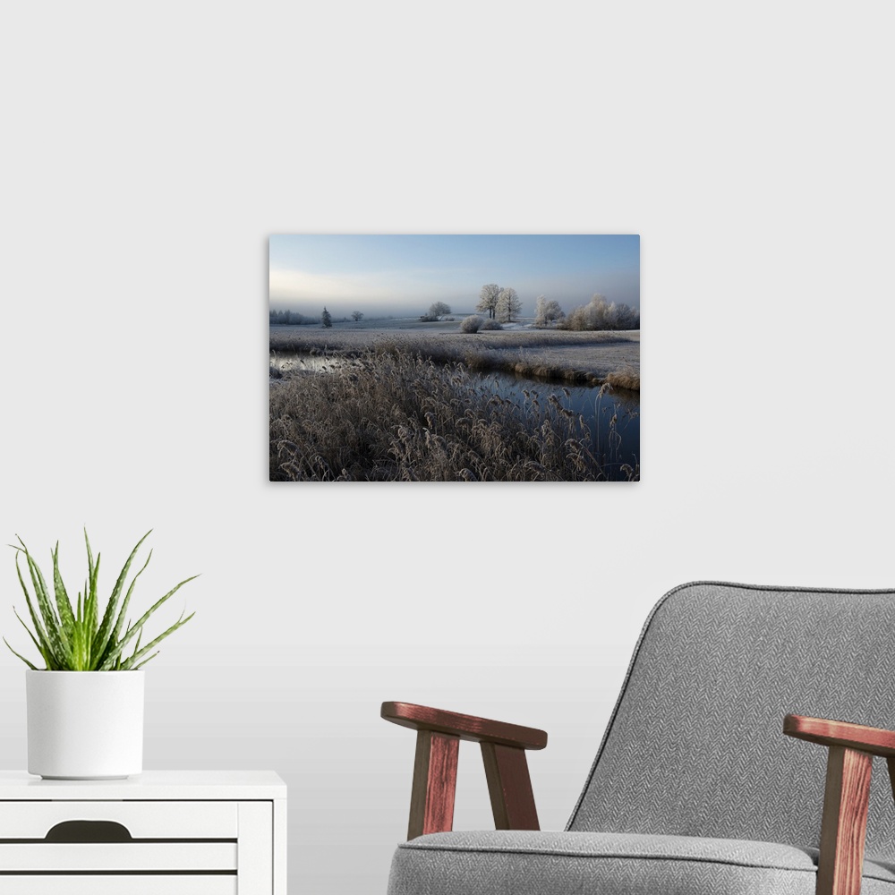 A modern room featuring Cold