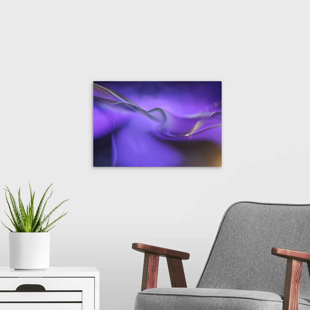 A modern room featuring Shapes Of Purple
