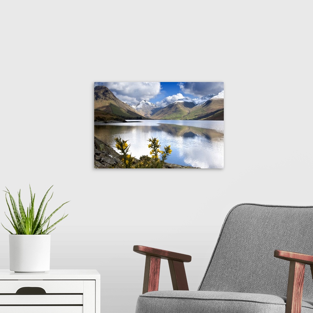 A modern room featuring Mountains And Lake, Lake District, Cumbria, England, United Kingdom.
