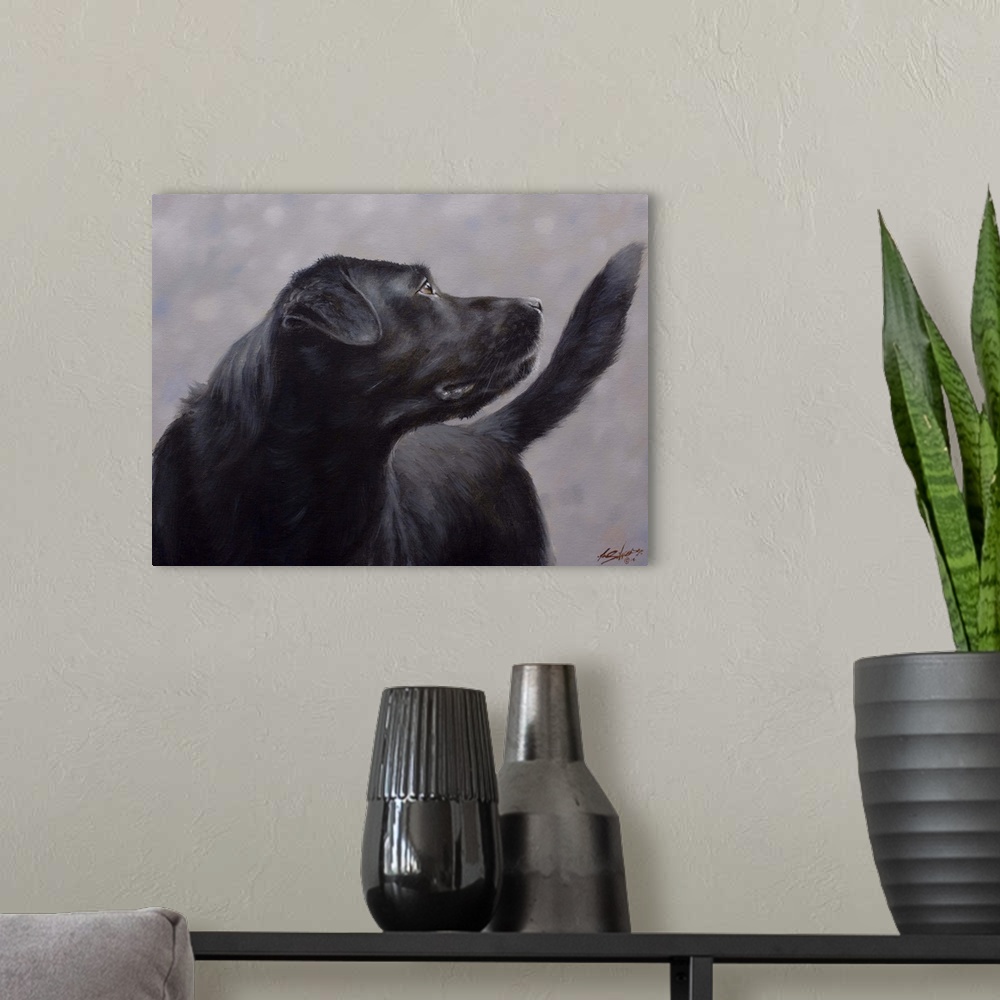 Black Labrador Retriever Wall Art, Canvas Prints, Framed Prints, Wall ...