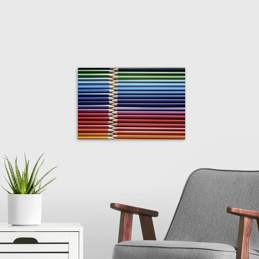 A modern room featuring Coloured Pencils 02