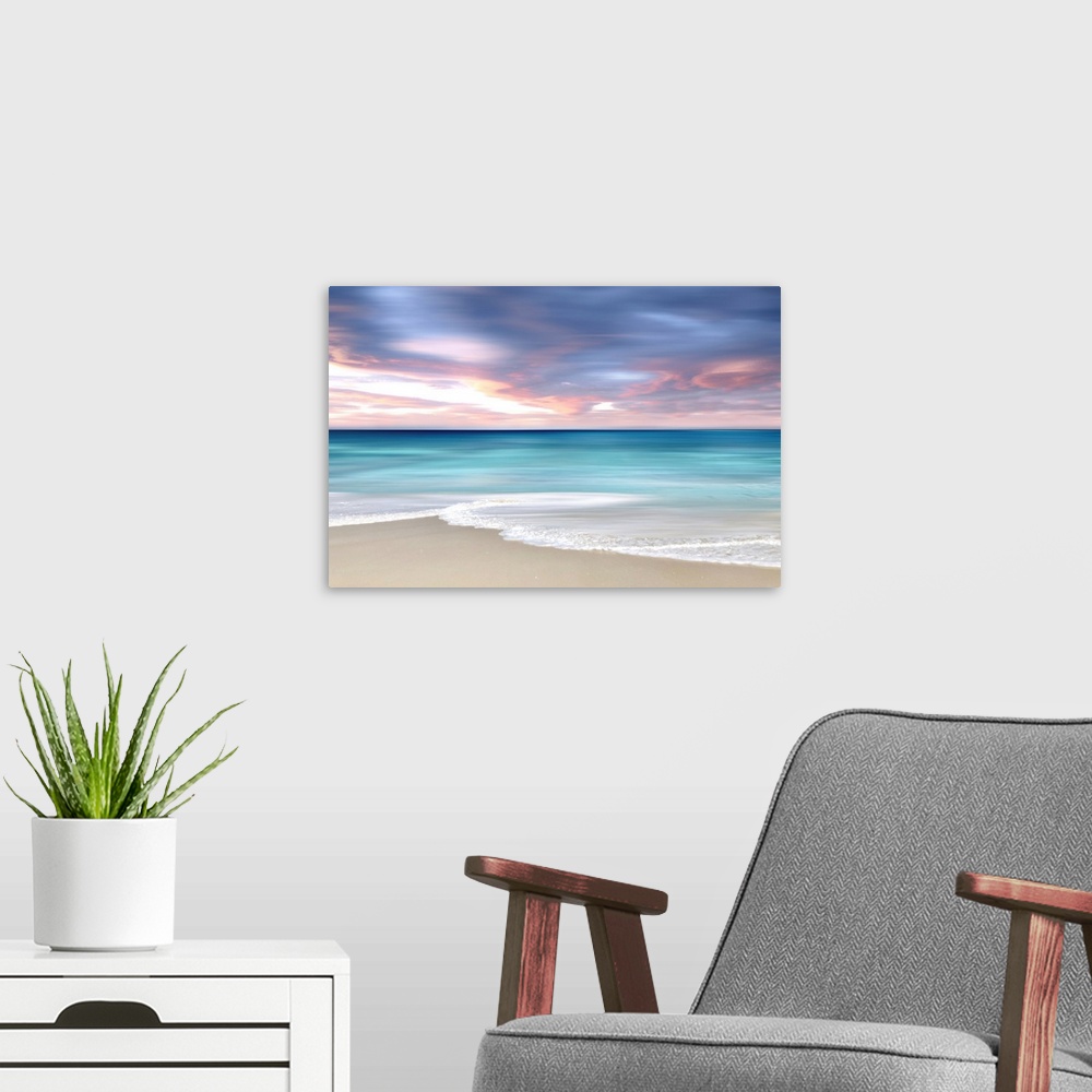 A modern room featuring Sunset Beach PP