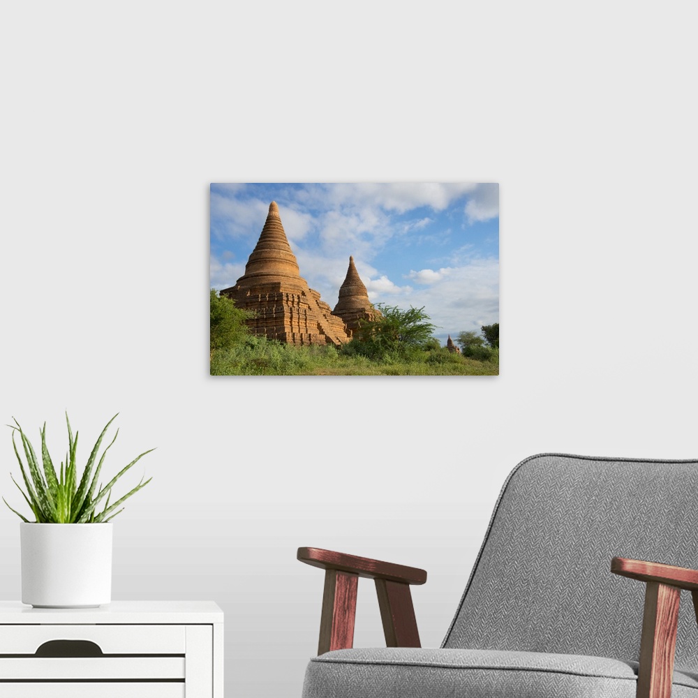 A modern room featuring Ancient temples and pagodas, Bagan, Mandalay Region, Myanmar