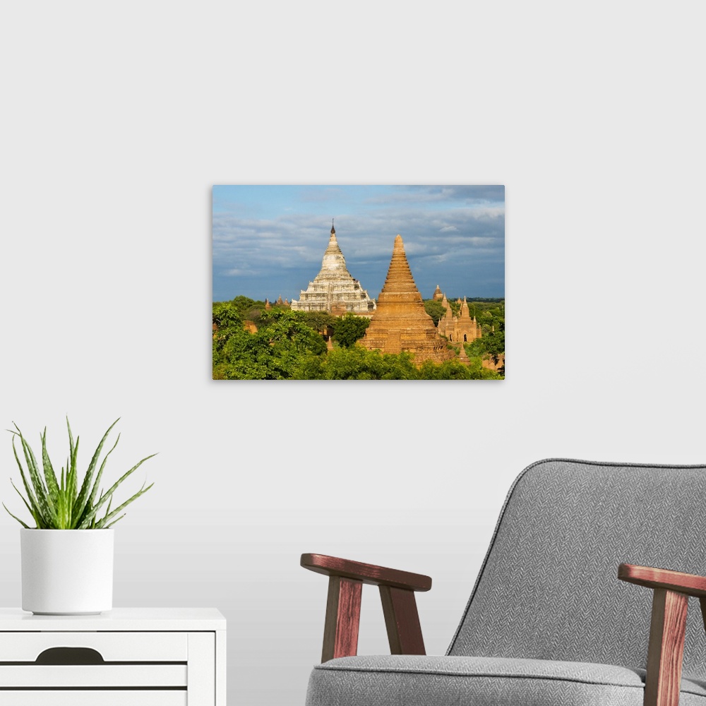 A modern room featuring Ancient temples and pagodas, Bagan, Mandalay Region, Myanmar