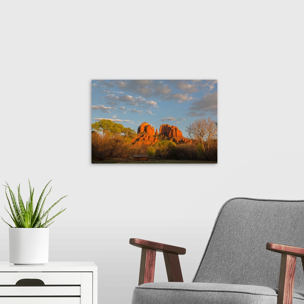 A modern room featuring AZ, Arizona, Sedona, Crescent Moon Recreation Area, Red Rock Crossing, Cathedral Rock.