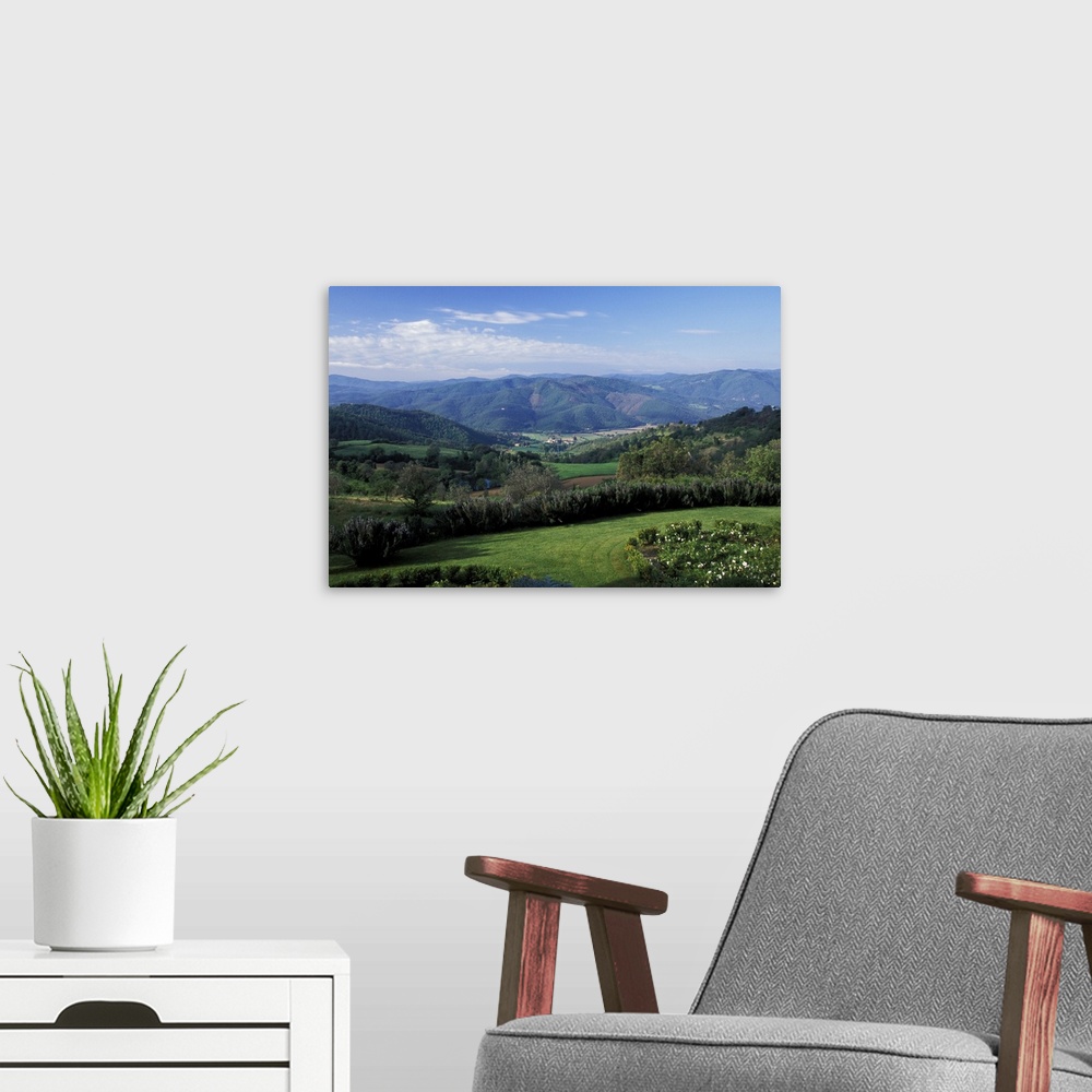 A modern room featuring Europe, Italy, Umbria, Perugia. Scenic rolling hills.