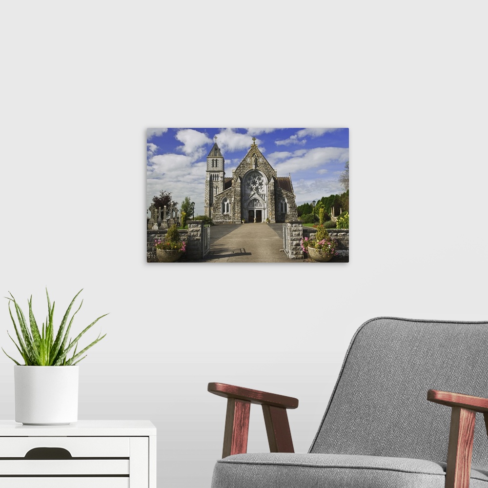 A modern room featuring Europe, Ireland, County Tipperary, Emly. View of Saint Ailbe's Church. Credit as: Dennis Flaherty...