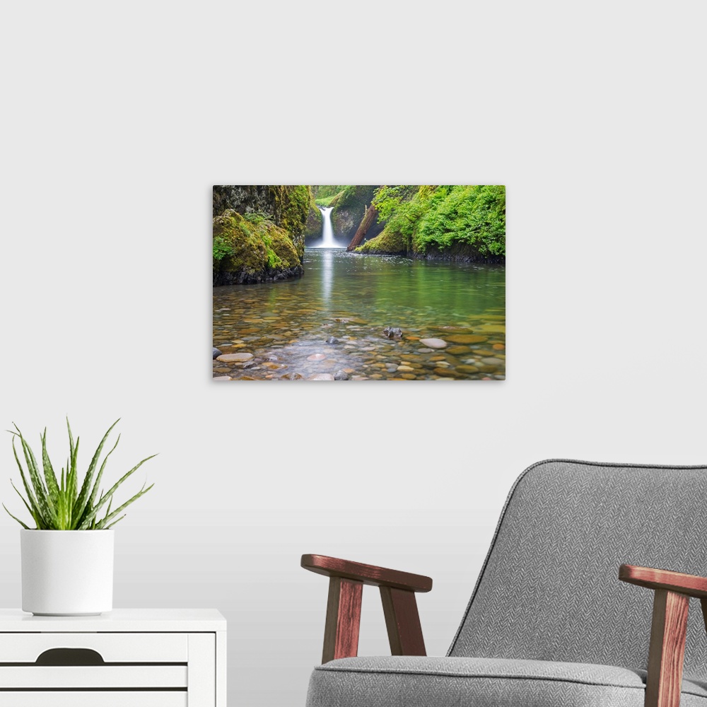 A modern room featuring OR, Columbia River Gorge National Scenic Area, Punch Bowl Falls