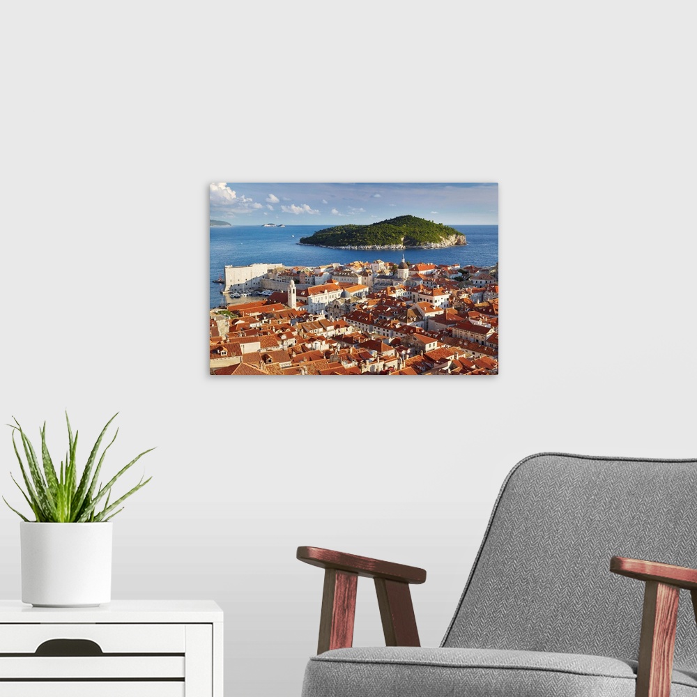 A modern room featuring Croatia, Dalmatia, Dubrovnik, Adriatic Coast, The town