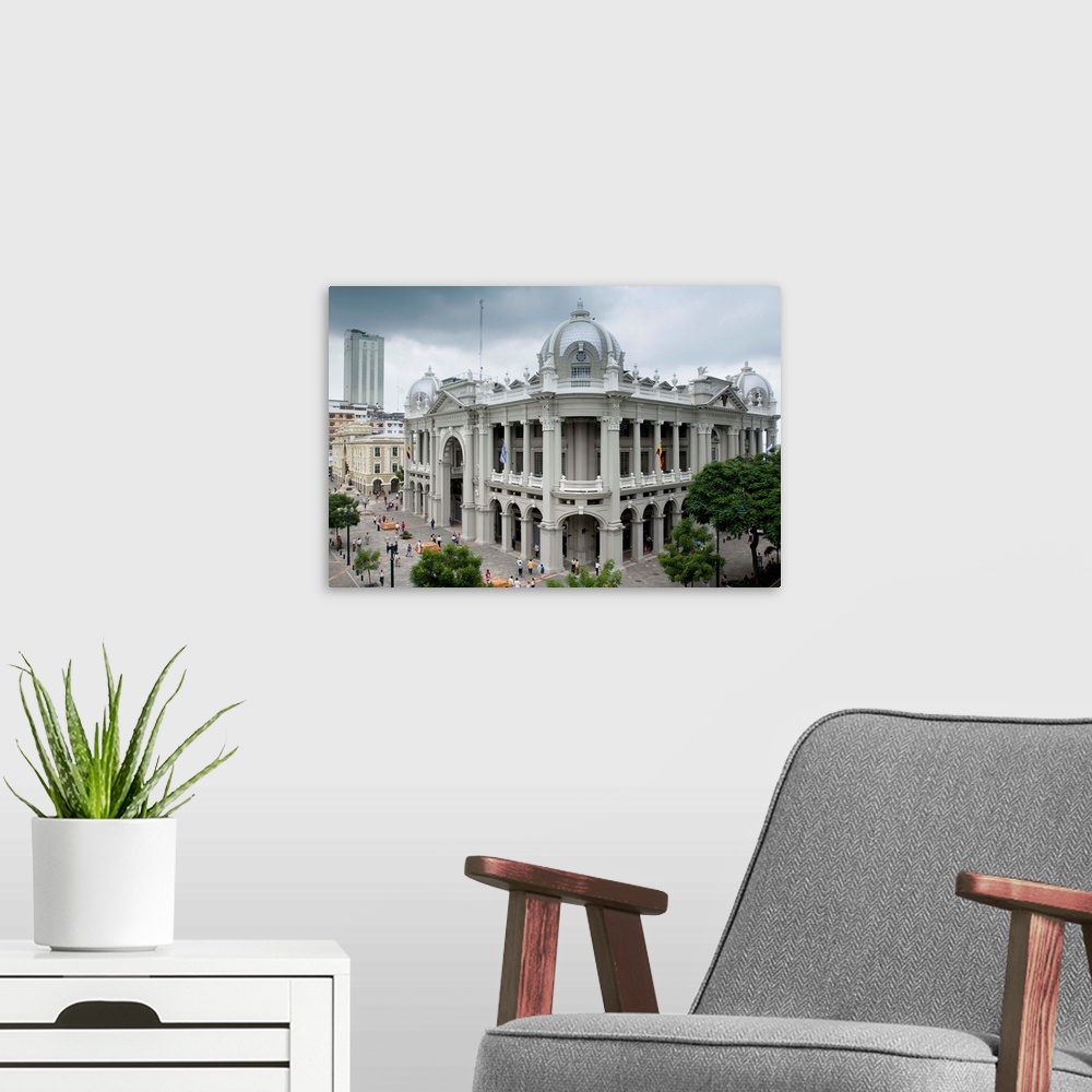 A modern room featuring Ecuador, Costa, Guayaquil town, Government Building