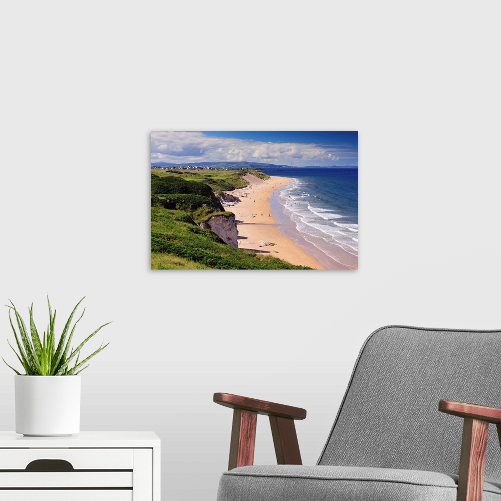 A modern room featuring UK, Northern Ireland, White Rocks Bay and beach, along the Causeway Coast