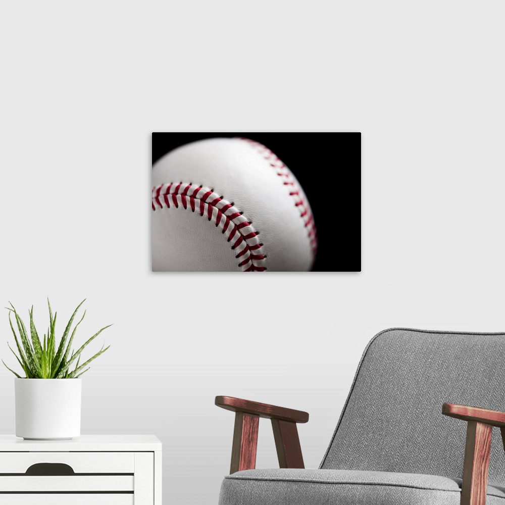 A modern room featuring Baseball
