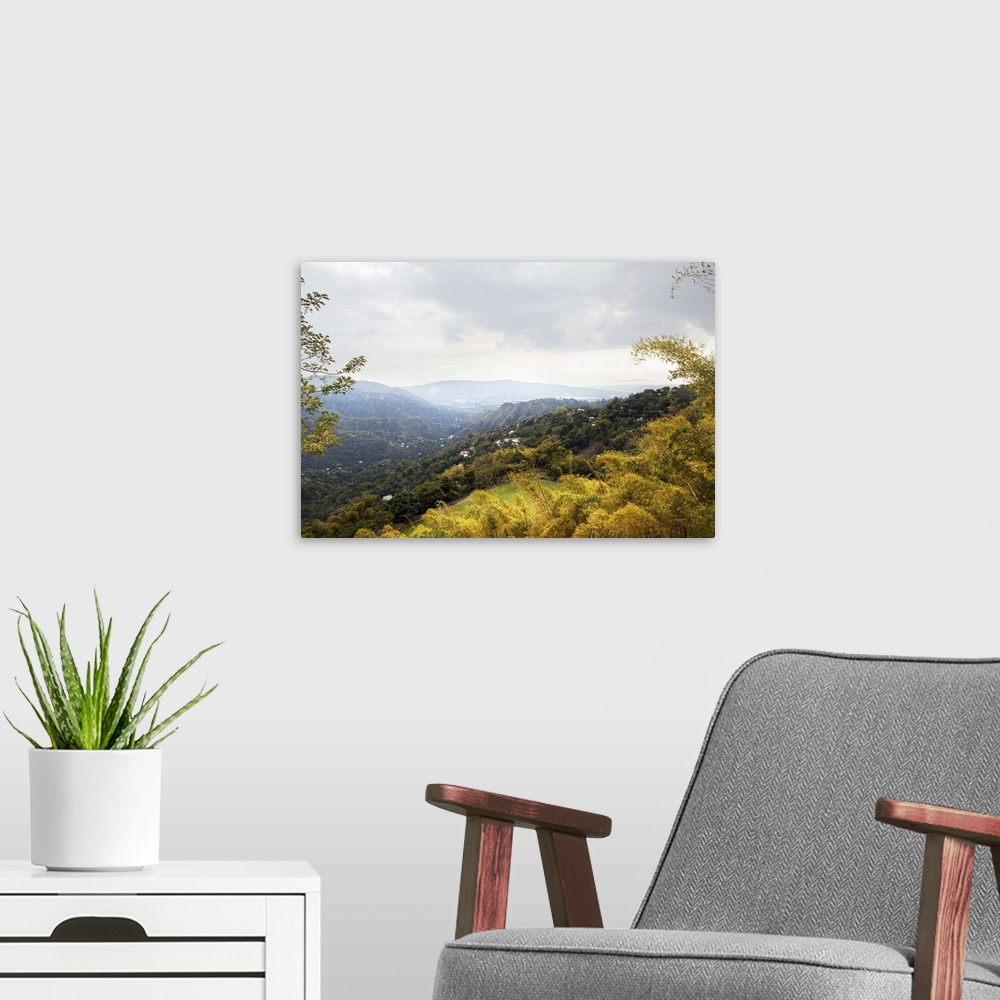 A modern room featuring Blue Mountains over looking Kingston