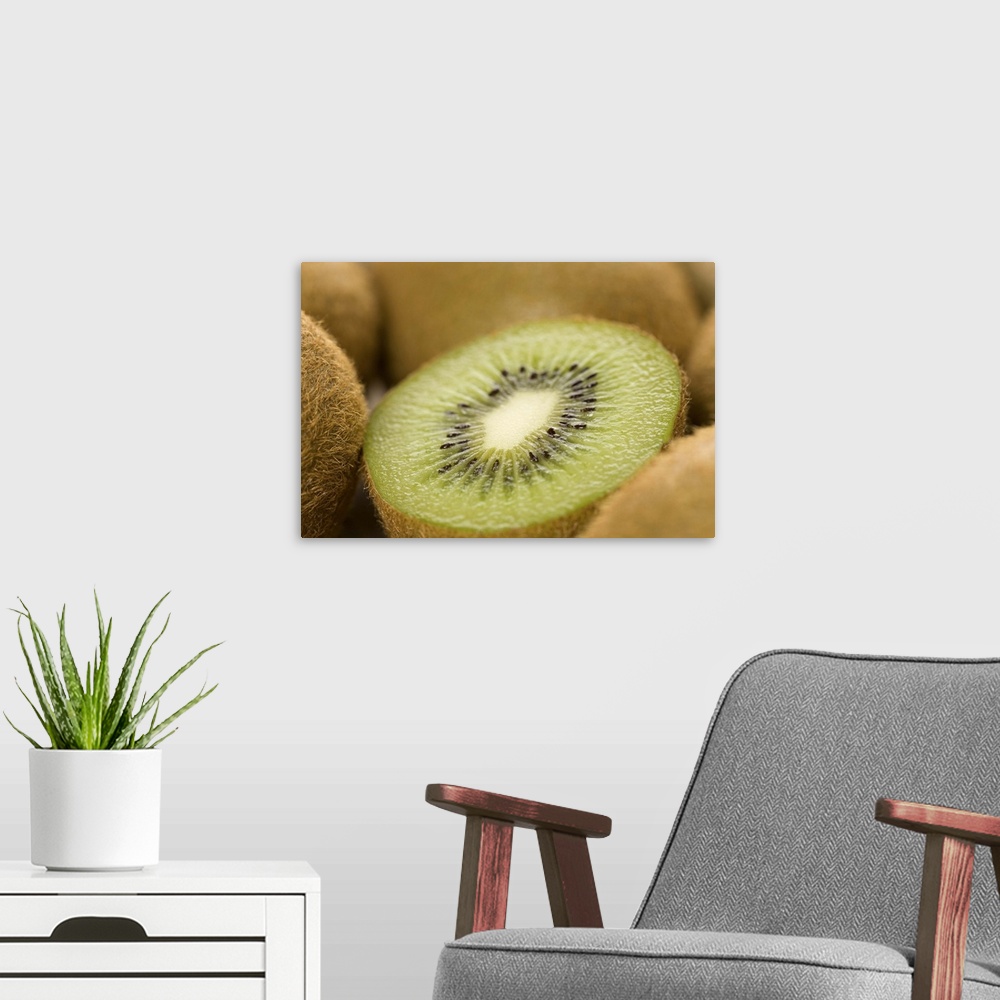 A modern room featuring Detail of kiwis