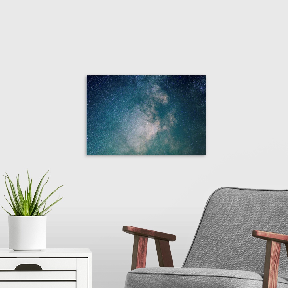 A modern room featuring Galaxy