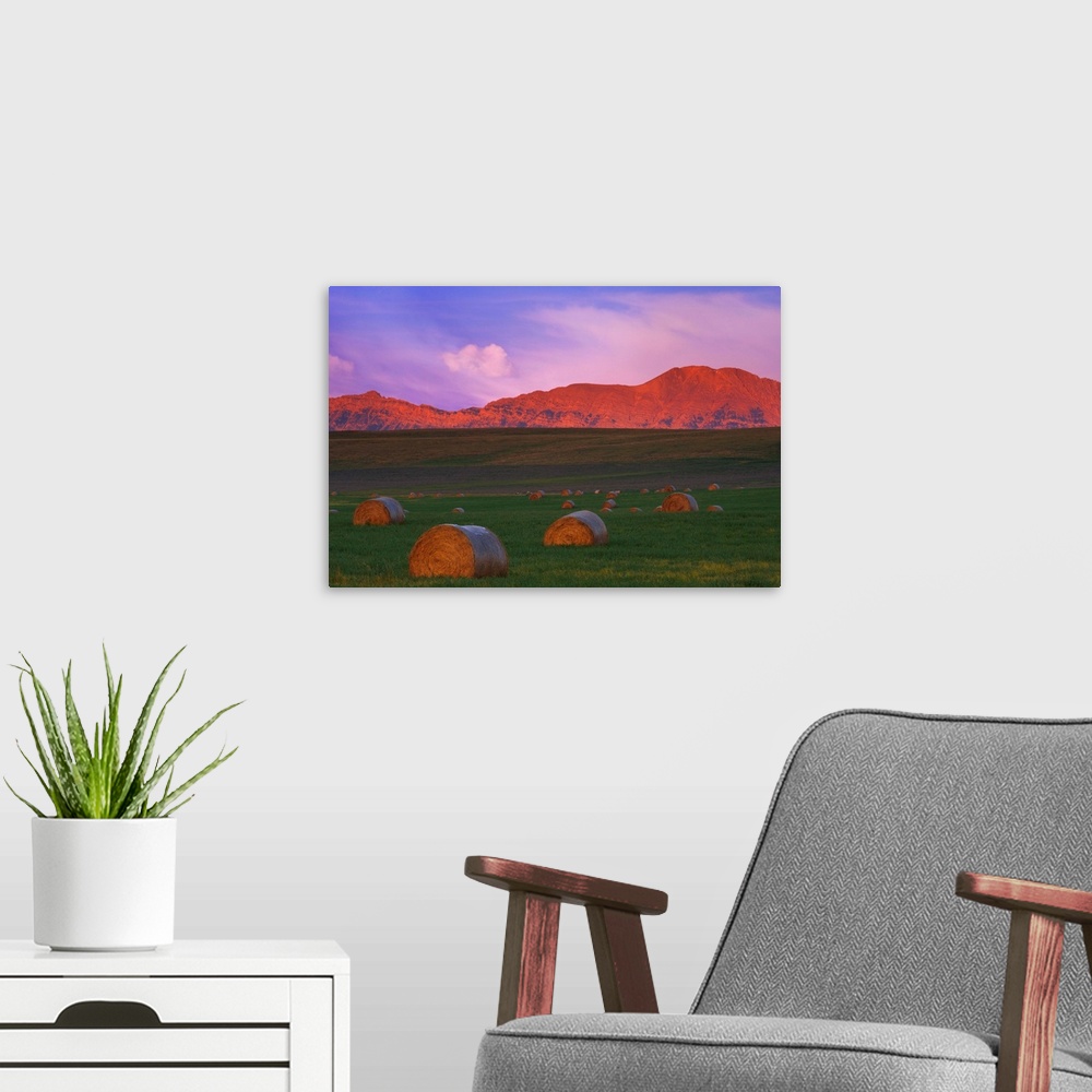 A modern room featuring Sunrise in the foothills