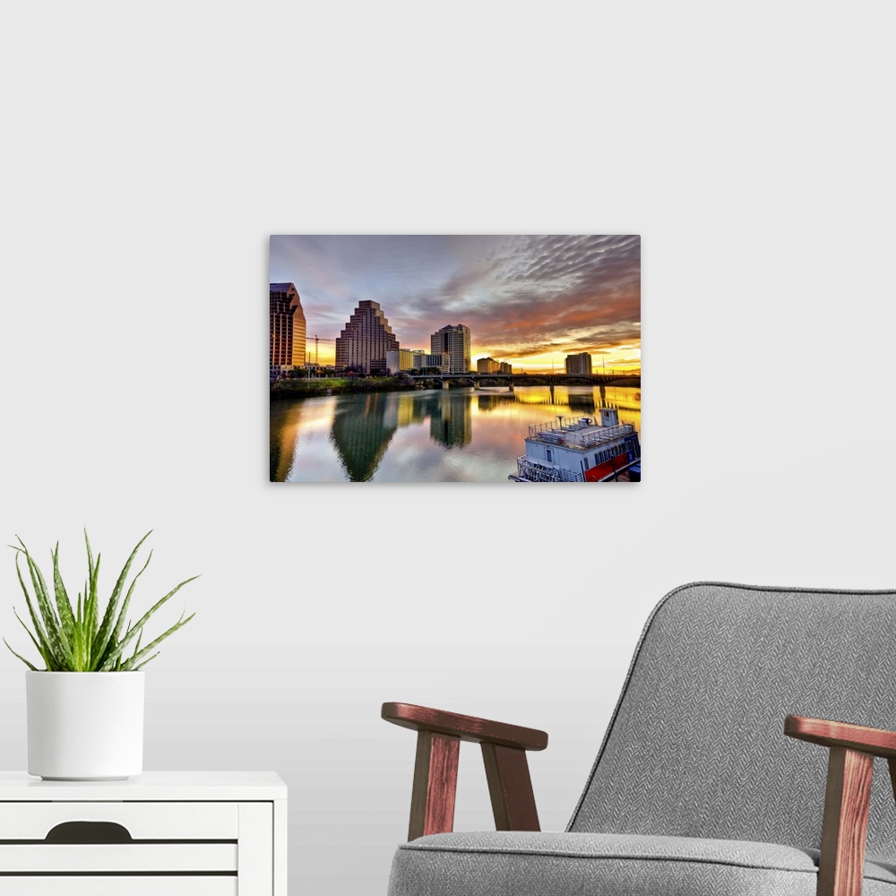 Sunrise on Lady Bird Lake Wall Art, Canvas Prints, Framed Prints, Wall ...