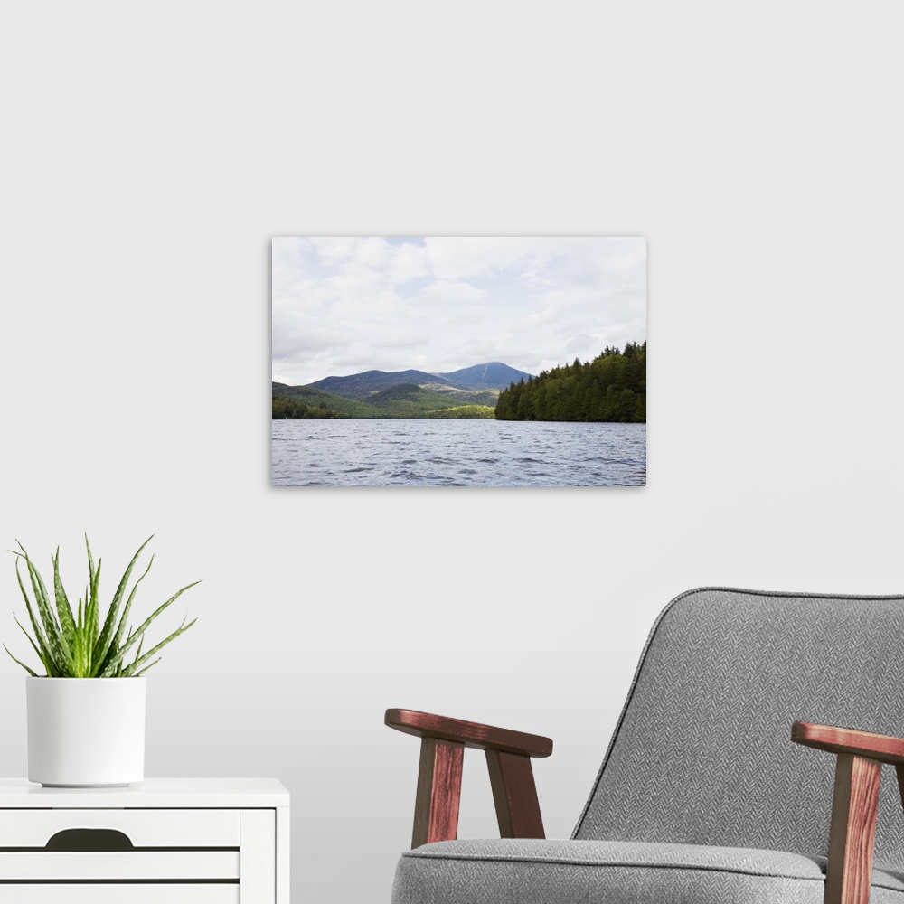 A modern room featuring USA, New York State, Adirondack Mountains, Lake Placid