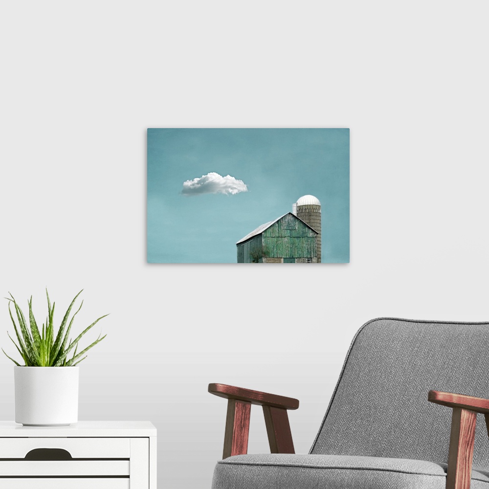 A modern room featuring Green Barn and Cloud