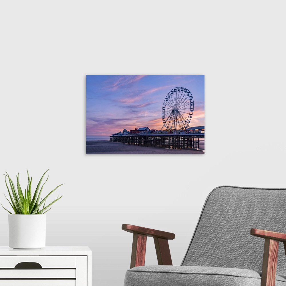 A modern room featuring Europe, England, Lancashire, Blackpool, Central Pier Blackpool