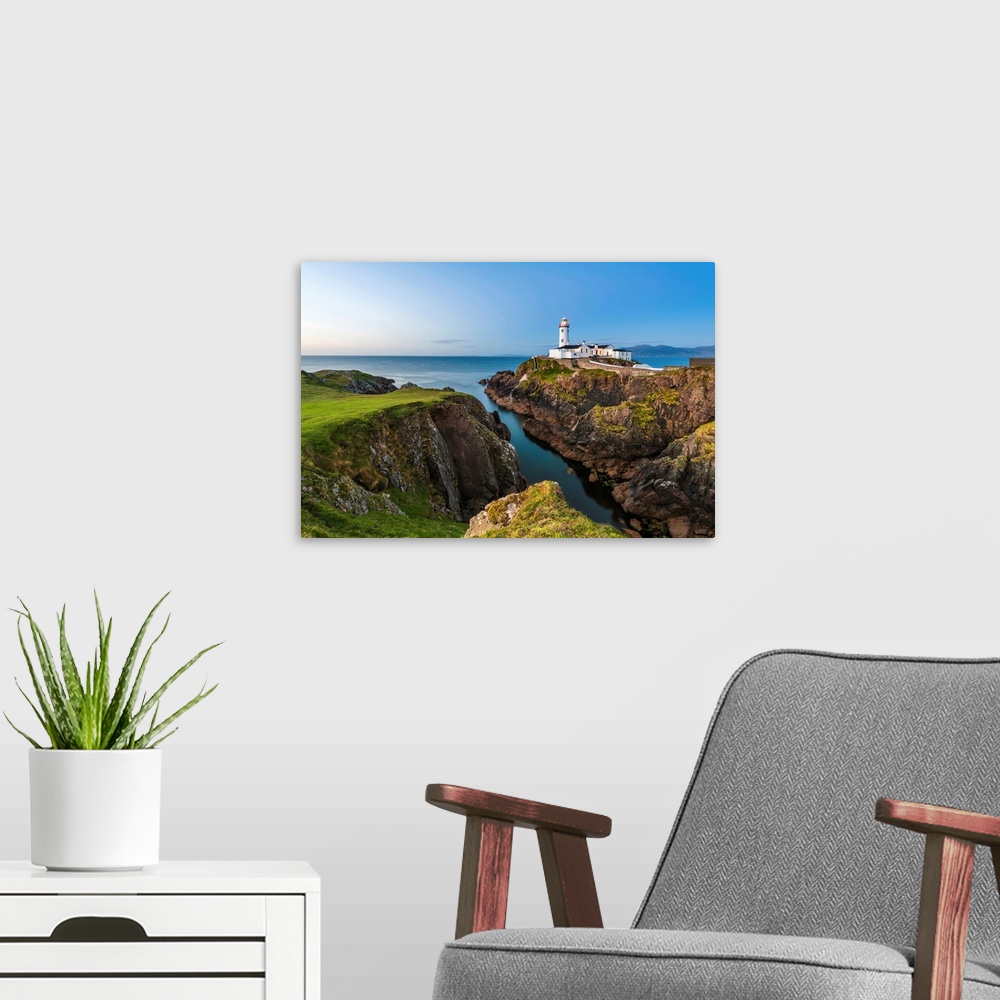 A modern room featuring Fanad Head lighthouse, County Donegal, Ulster region, Republic of Ireland, Europe.