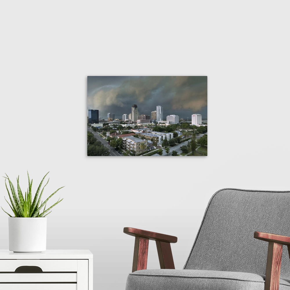 A modern room featuring Florida / Saint Petersburg / Storm Clouds / Downtown