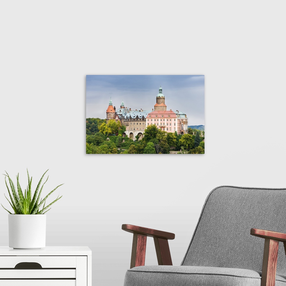 A modern room featuring Europe, Poland, Silesia, Ksiaz Castle.
