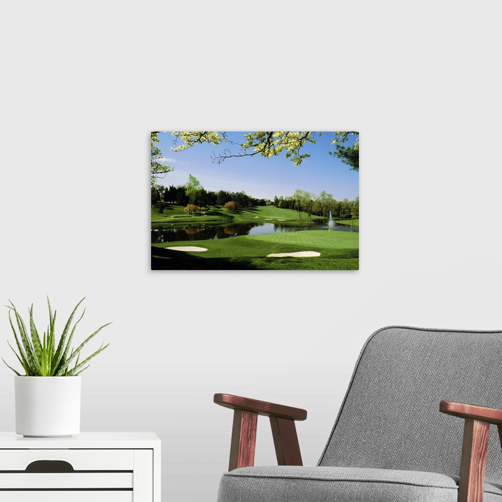A modern room featuring Golf course, Congressional Country Club, Potomac, Montgomery County, Maryland