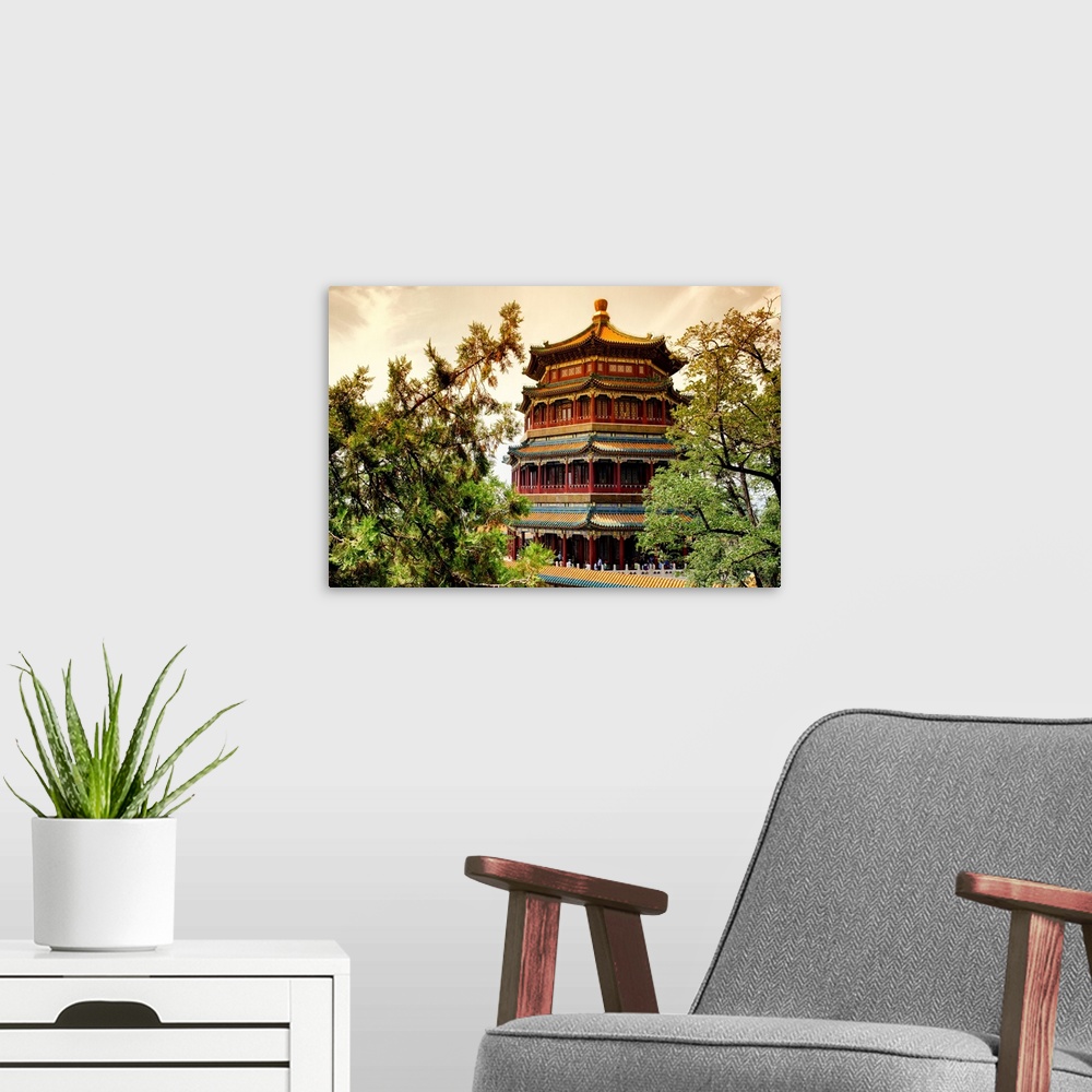 A modern room featuring Summer Palace, China 10MKm2 Collection.