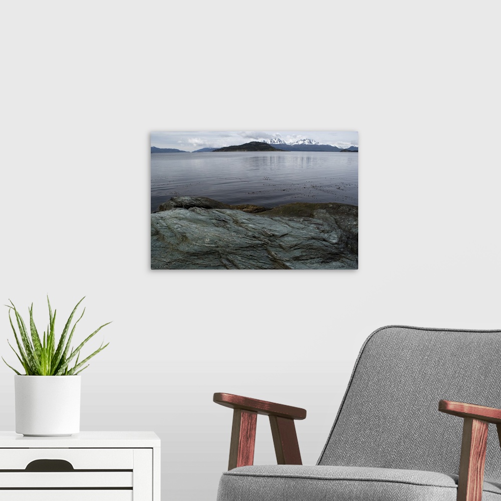 A modern room featuring Coastline, Ushuaia, Tierra del Fuego National Park, Argentina, South America
