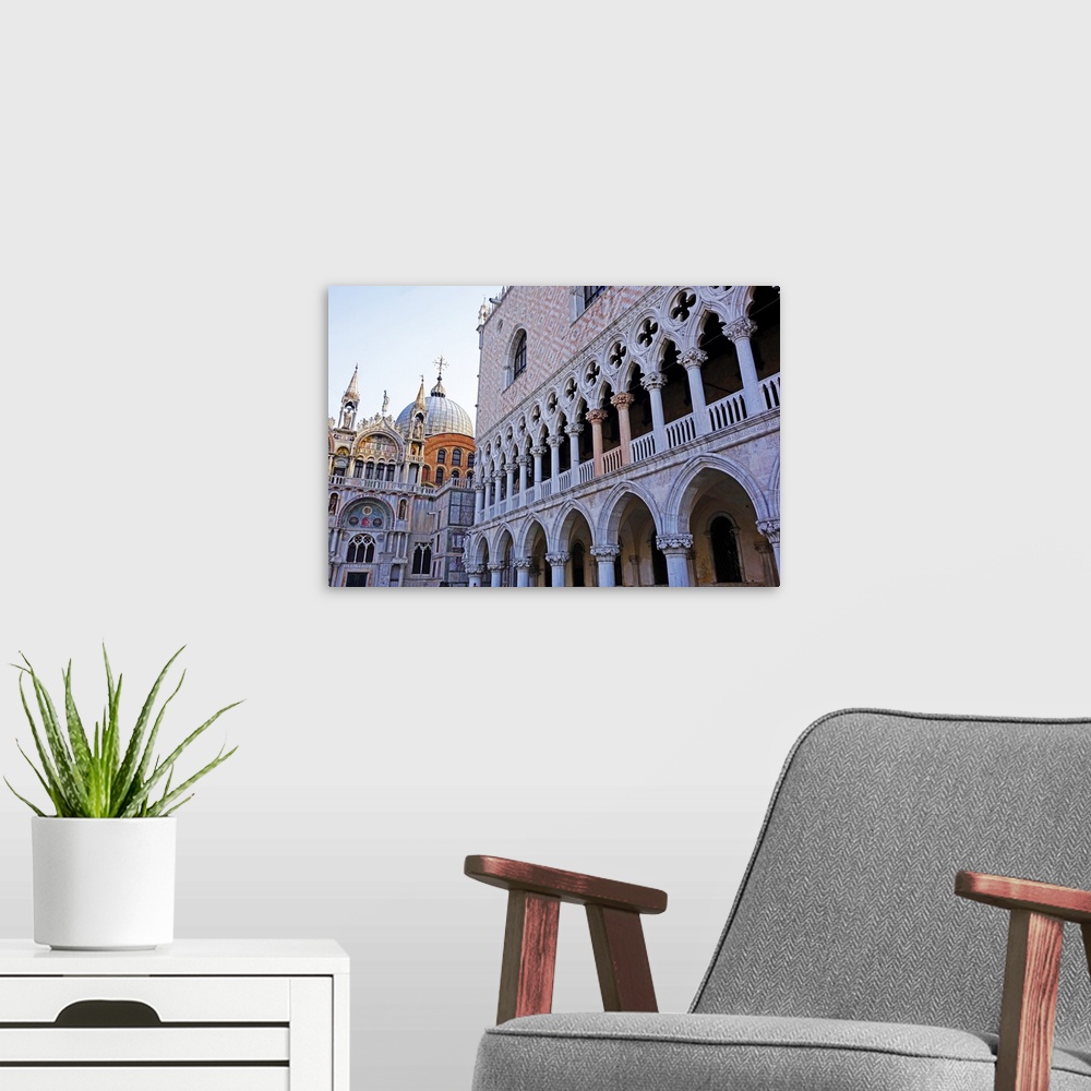 A modern room featuring Doge's Palace, Venice, Veneto, Italy