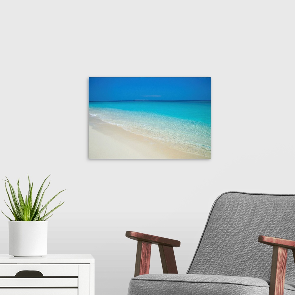 A modern room featuring Empty beach, Paradise Island, Bahamas