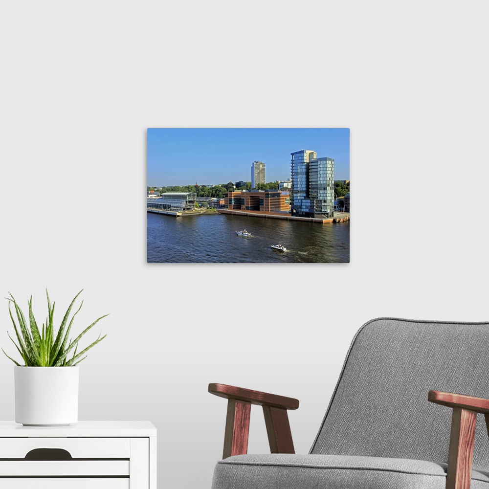 A modern room featuring Hafen City, Hamburg, Germany