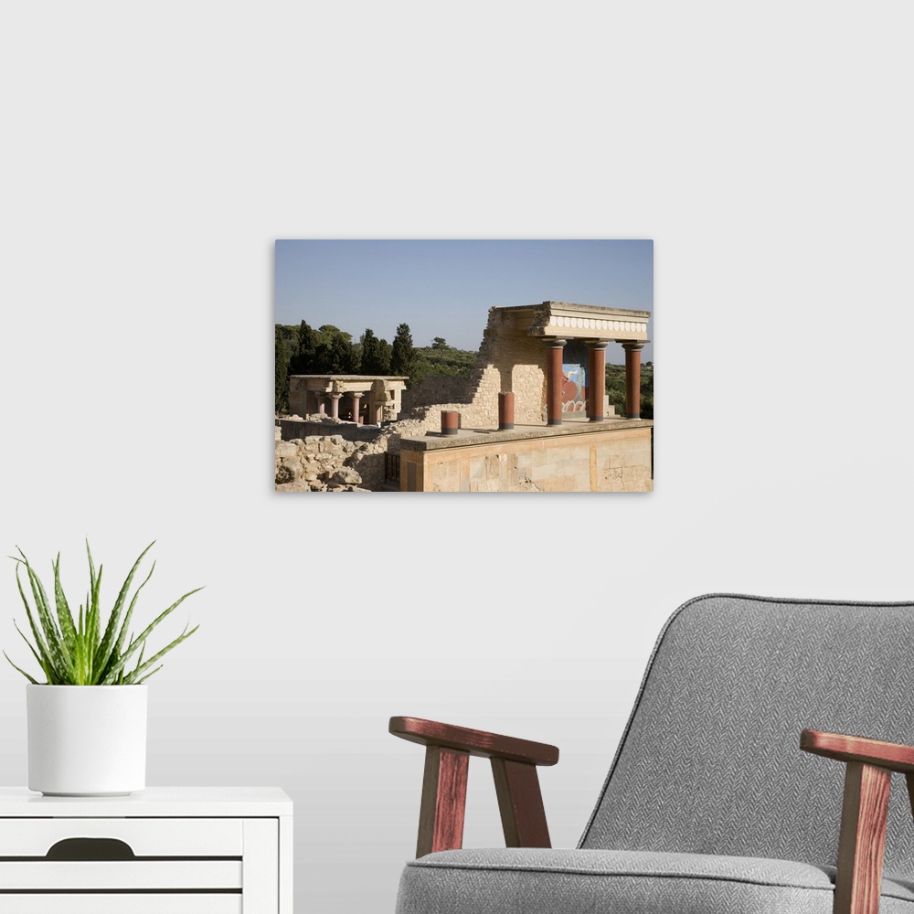 A modern room featuring Knossos, Crete, Greek Islands, Greece