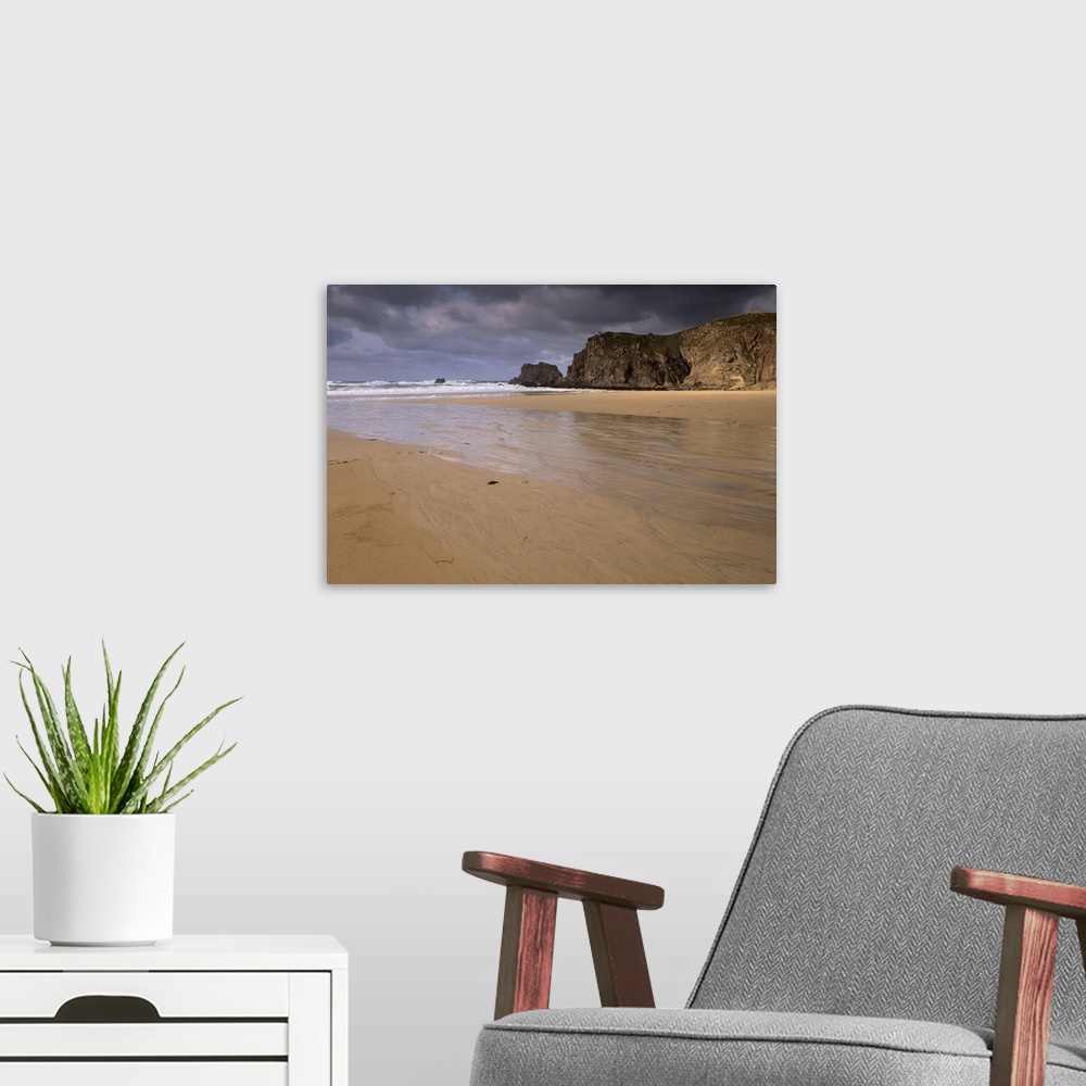A modern room featuring Mangersta Sands, Isle of Lewis, Outer Hebrides, Scotland