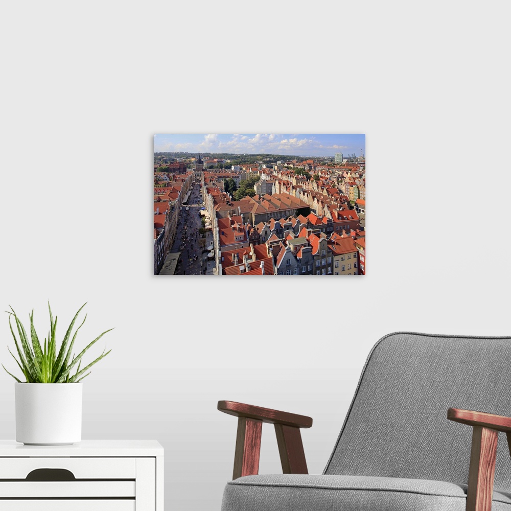 A modern room featuring Old Town of Gdansk, Gdansk, Pomerania, Poland