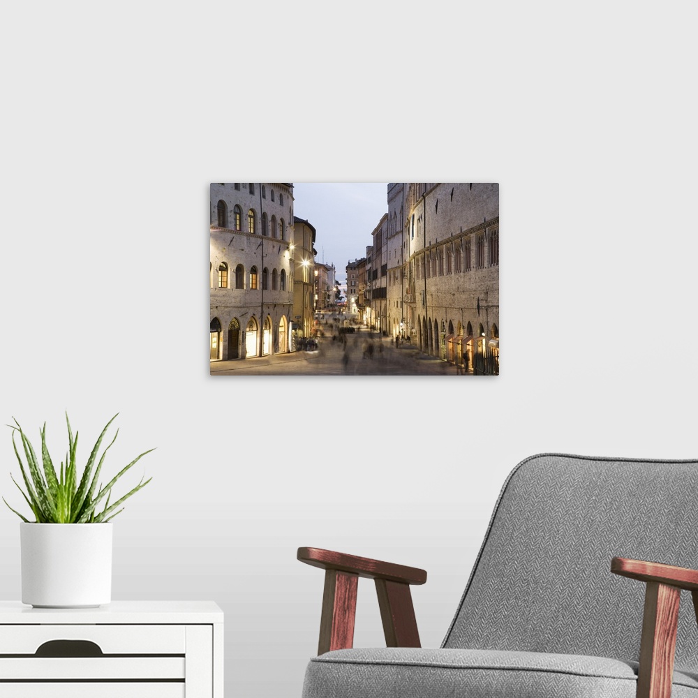 A modern room featuring Perugia, Umbria, Italy, Europe