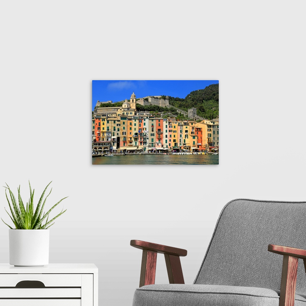 A modern room featuring Portovenere, Italian Riviera, Liguria, Italy