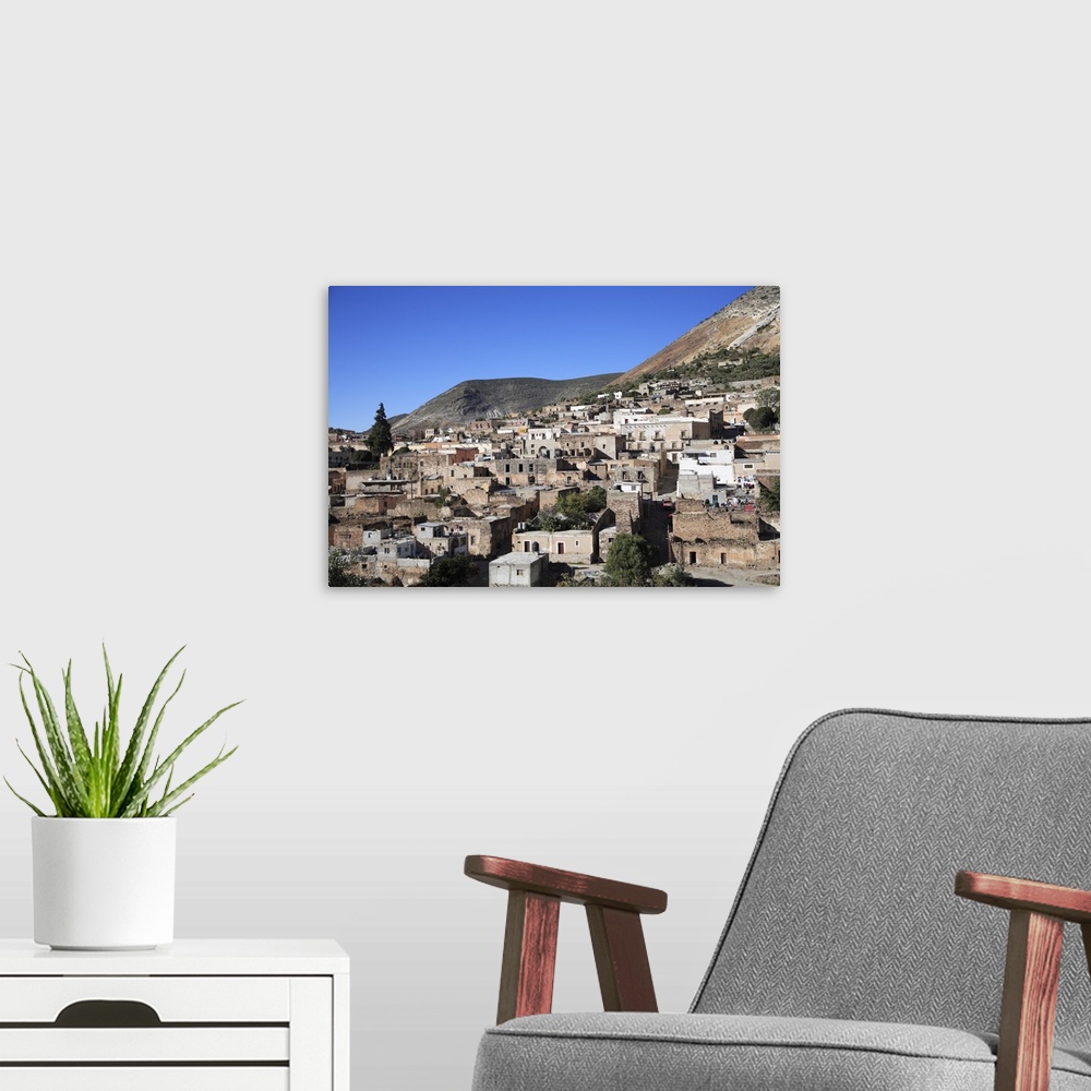 A modern room featuring Real de Catorce, former silver mining town, San Luis Potosi state, Mexico