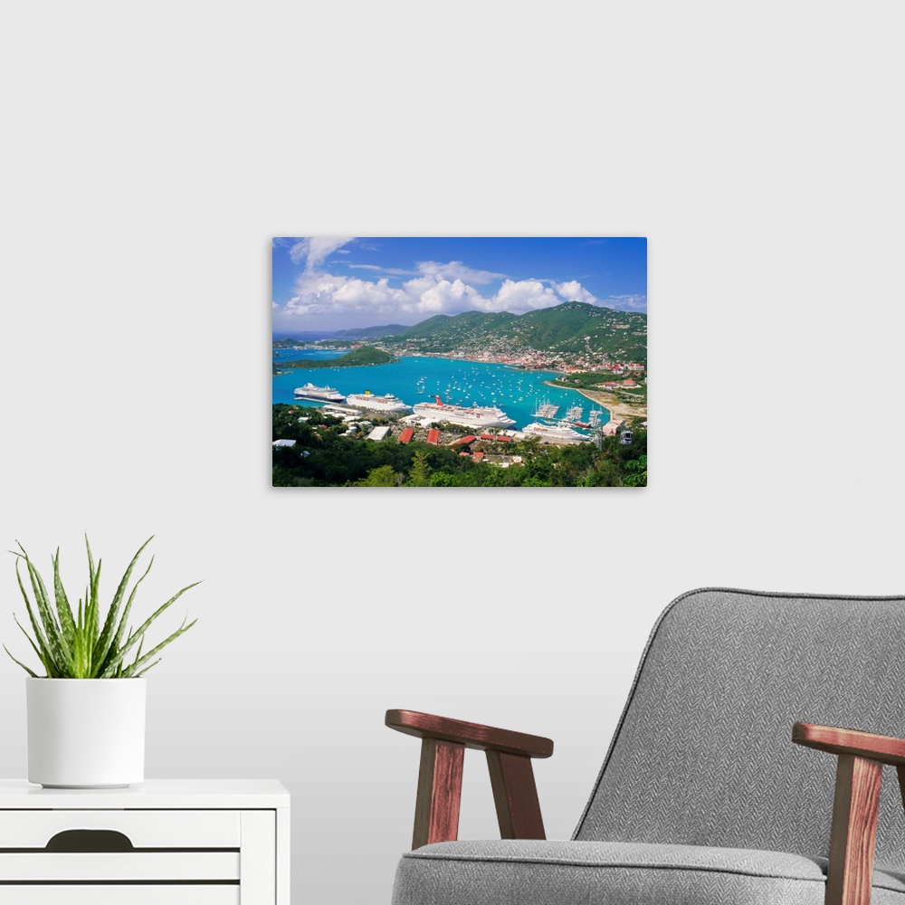 A modern room featuring St. Thomas, U.S. Virgin Islands, Caribbean, West Indies