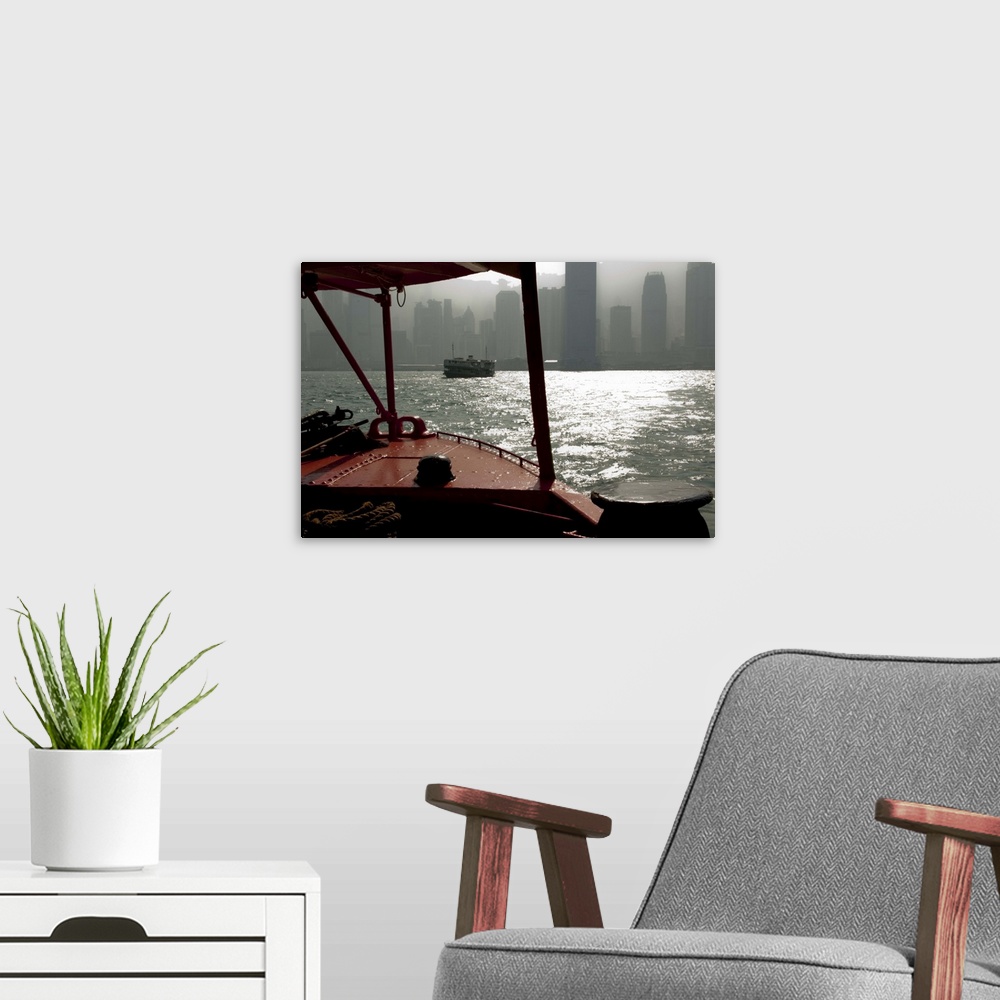 A modern room featuring Star ferry harbour, Hong Kong, China, Asia
