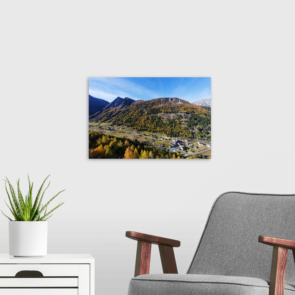 A modern room featuring Trient, Valais, Swiss Alps, Switzerland, Europe