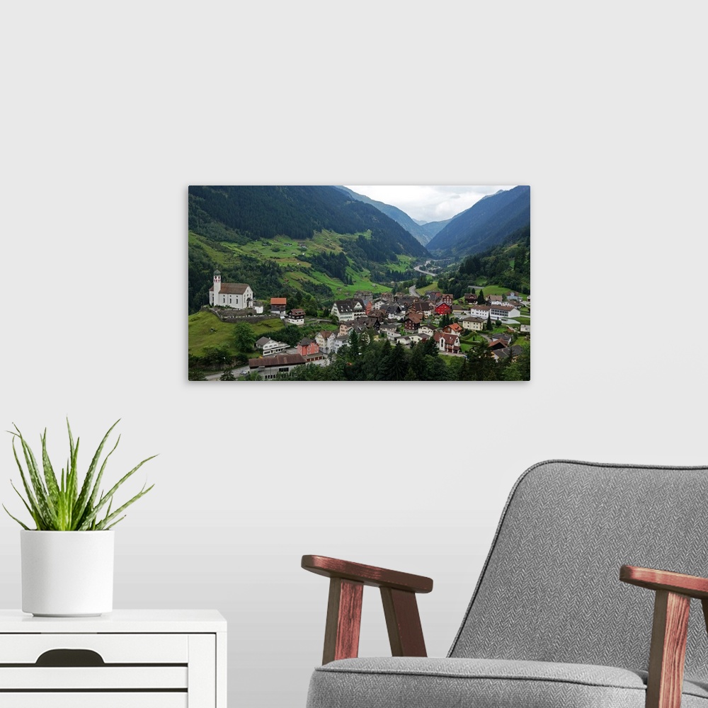 A modern room featuring Wassen, Gotthard, Canton of Uri, Swirtzerland