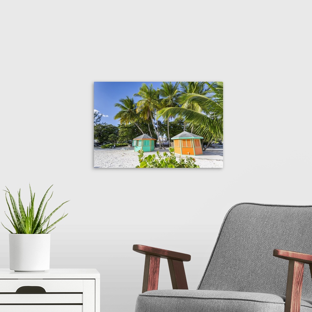 A modern room featuring Worthing Beach, Worthing, Christ Church, Barbados, West Indies, Caribbean, Central America