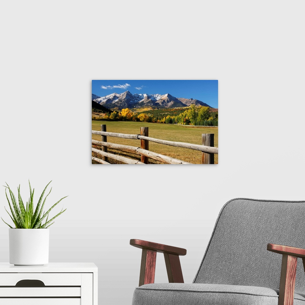 A modern room featuring Dallas Divide, Uncompahgre National Forest, Colorado, USA.
