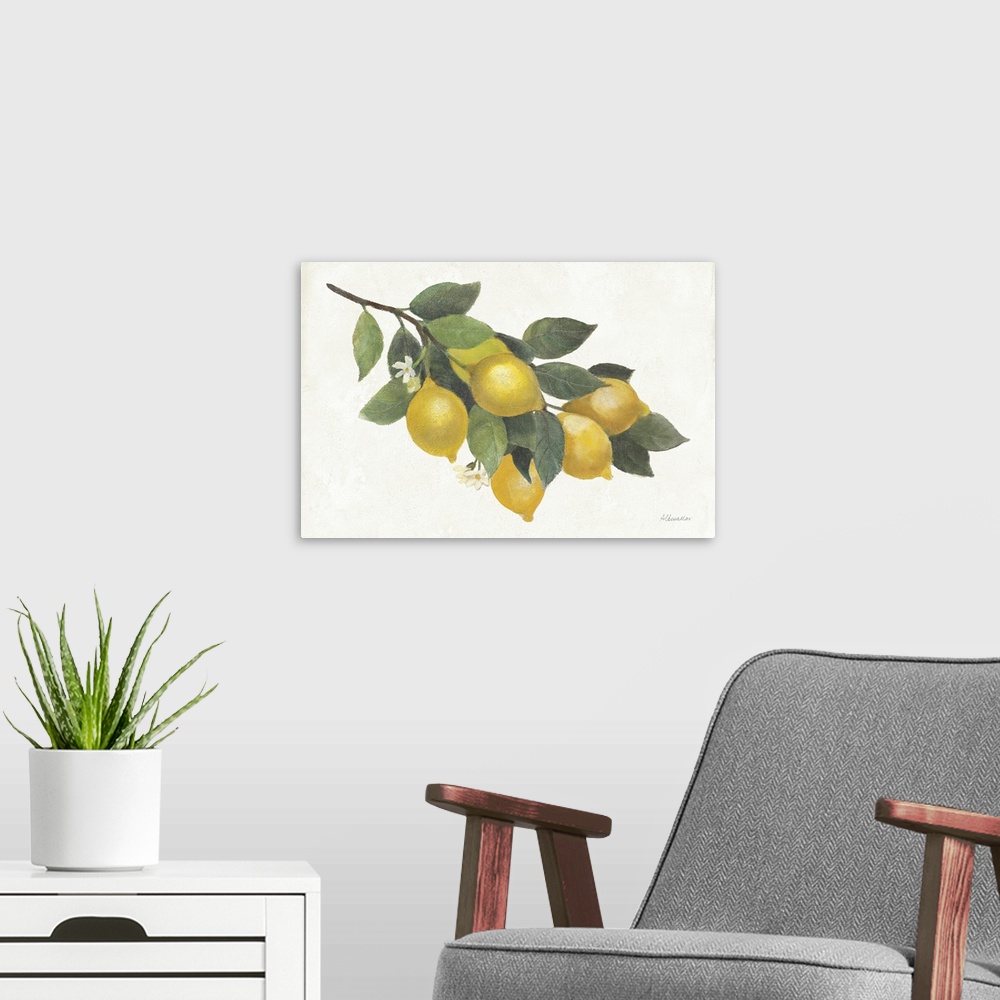 A modern room featuring Lemon Branch I