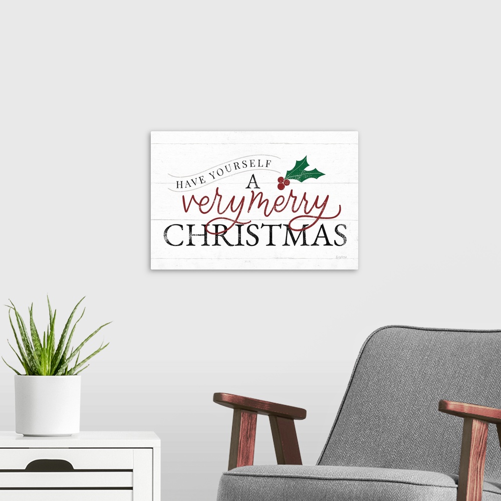 A modern room featuring Vintage Christmas IV RG