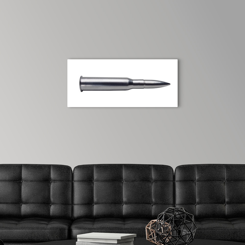 A modern room featuring Rifle bullet