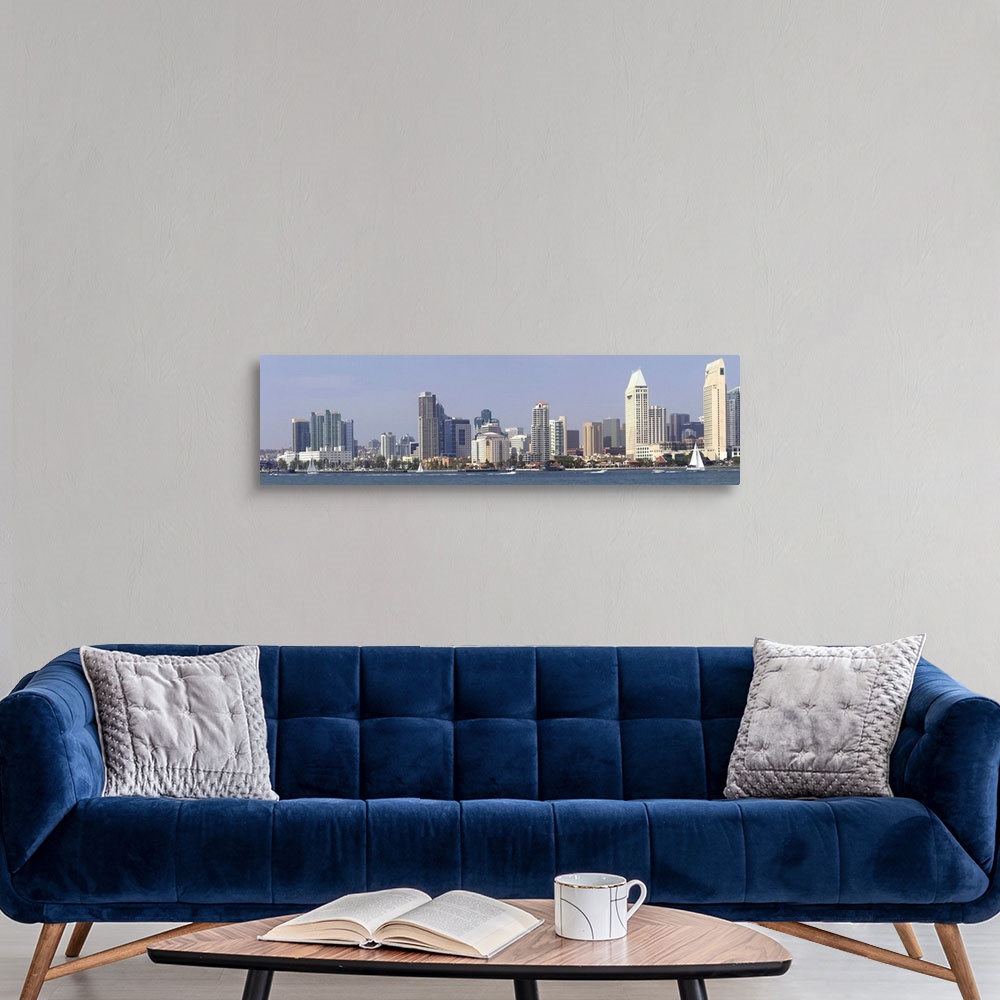 A modern room featuring Skylines at the waterfront, San Diego, San Diego County, California